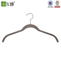 antislip flocked underwear hanger Ivory